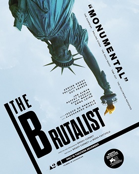 Poster for The Brutalist